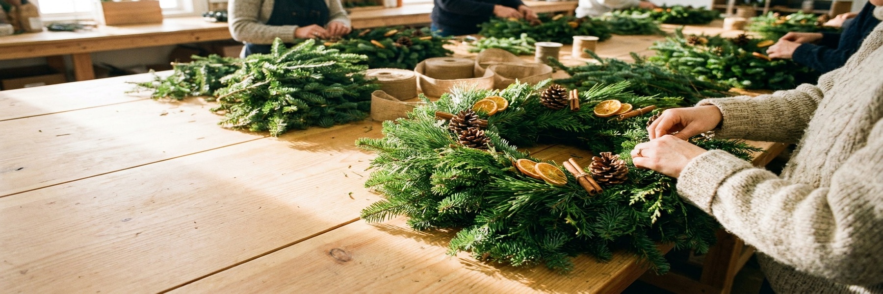 Christmas Door Hanger Workshop