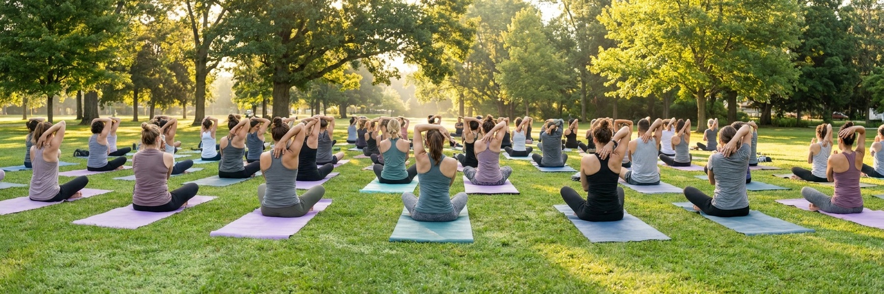 Candle Lit Yoga in the Park