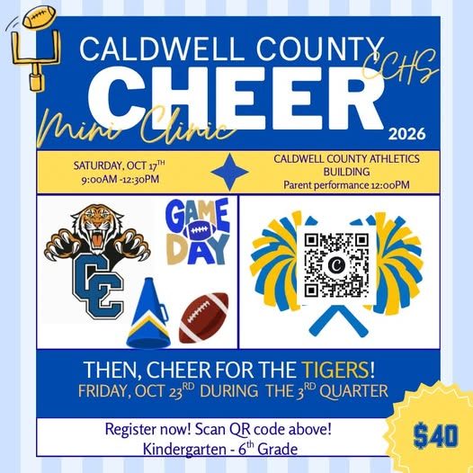 Caldwell County Cheer Mini Clinic!