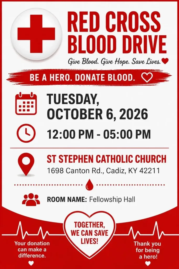 Red Cross Blood Drive