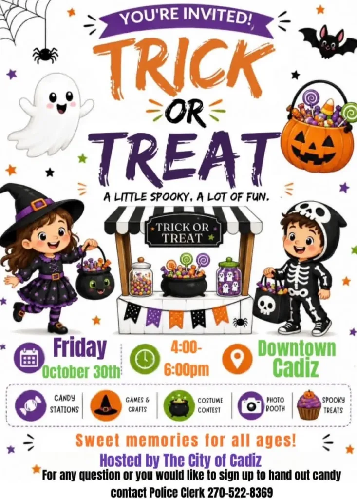 City of Cadiz - Trick or Treat