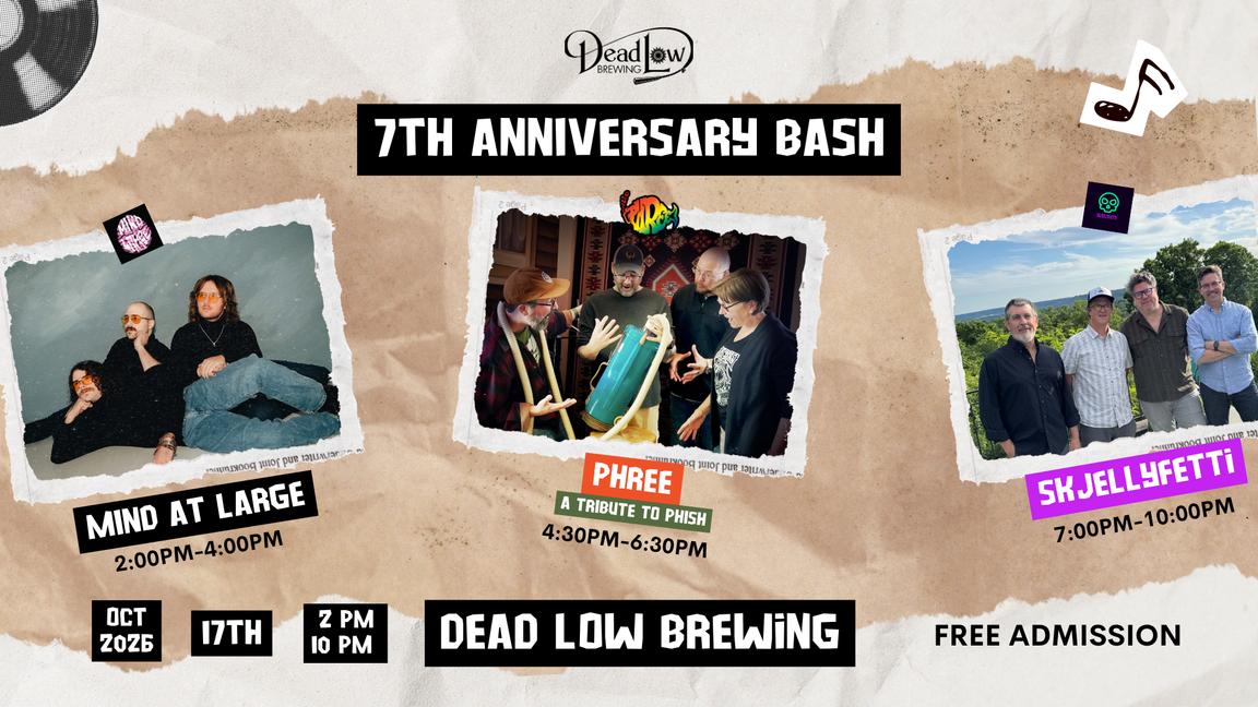 Dead Low Brewing 7th Anniversary Bash | Oct 17th