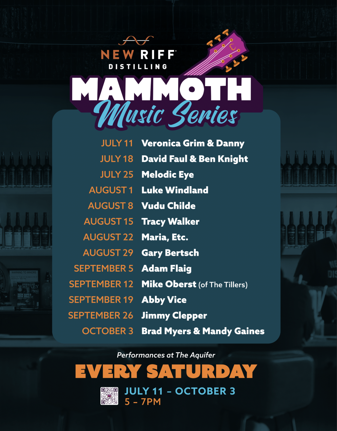 Mammoth Music Series at New Riff Distilling